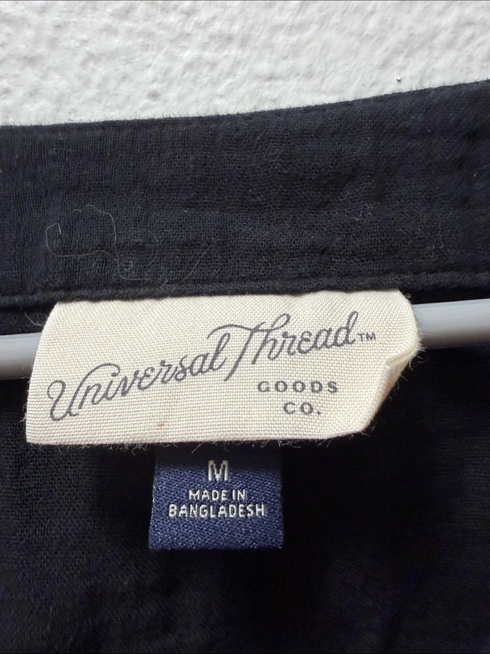 Women's Black V-Neck Gauze Top - Picture 2 of 4